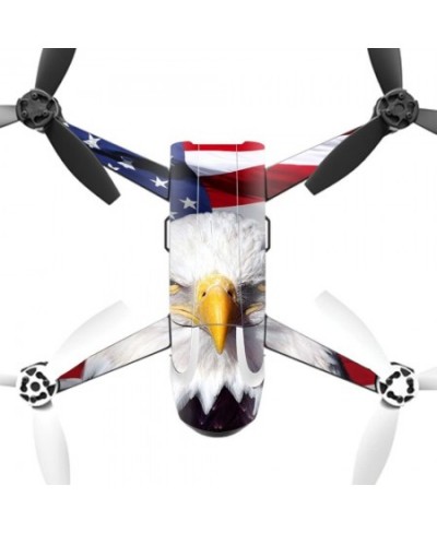 MightySkins Skin Compatible with Parrot Bebop 2 Quadcopter Drone wrap Cover Sticker Skins America Strong $30.75 - Hobby RC Qu...