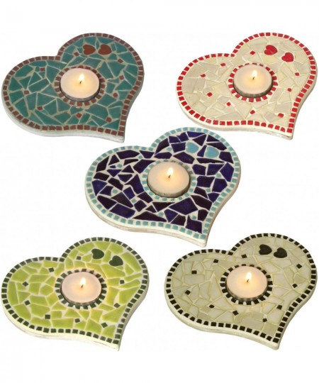 Mosaic Craft Kit Tea Light Base Red $37.08 - Craft Kits