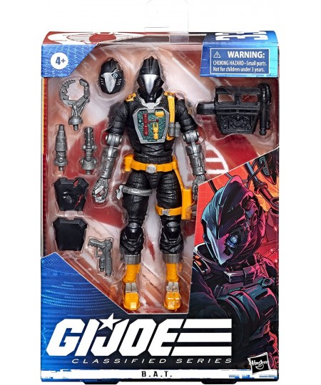 G.I. Joe Classified Series B.A.T. Action Figure 33 Collectible Premium Toy with Multiple Accessories 6-Inch-Scale with Custom...