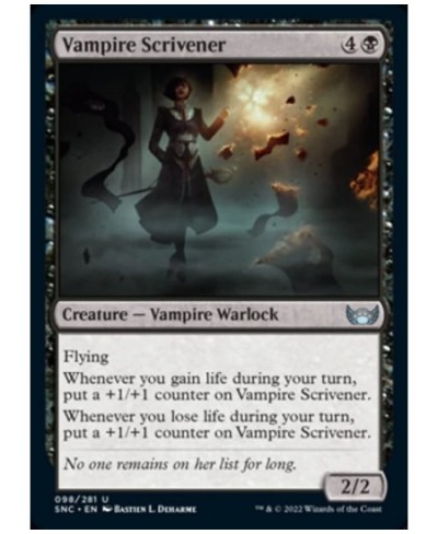 Magic: the Gathering - Vampire Scrivener (098) - Streets of New Capenna $10.61 - Trading Cards & Accessories