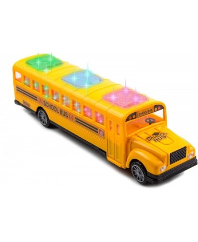 Yellow School Bus with Flashing LED Lights and Bus Sounds. Bump and Go Action Bus for Boys and Girls 3 Years Old and Above $3...