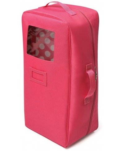 Doll Travel Case with Bed and Bedding - Dark Pink (fits 18" Dolls) $41.66 - Doll Accessories