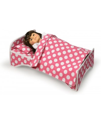 Doll Travel Case with Bed and Bedding - Dark Pink (fits 18" Dolls) $41.66 - Doll Accessories