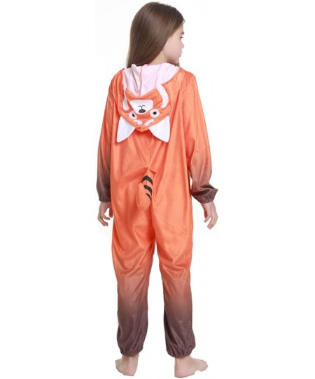 Red Panda Pixar Costumes for Kids Halloween Cosplay Jumpsuit Ideal Masquerade Gifts $27.77 - Kids' Costumes