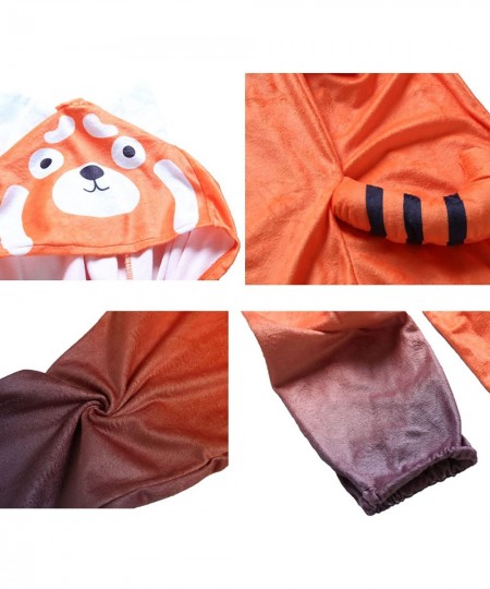 Red Panda Pixar Costumes for Kids Halloween Cosplay Jumpsuit Ideal Masquerade Gifts $27.77 - Kids' Costumes