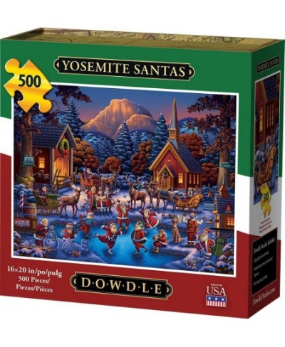 Dowdle Jigsaw Puzzle - Yosemite Santas - 500 Piece $43.23 - Jigsaw Puzzles