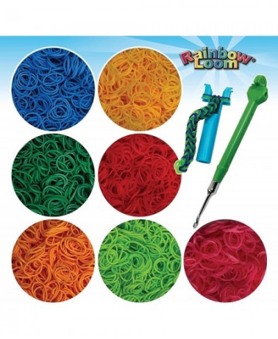 Rainbow Loom: Key Solids Rubber Band Set 4 200 Loom Bands Included Multicolor $38.61 - Craft Kits