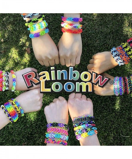 Rainbow Loom: Key Solids Rubber Band Set 4 200 Loom Bands Included Multicolor $38.61 - Craft Kits