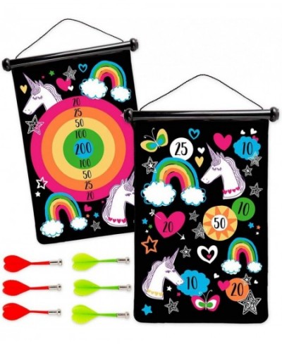 Double-Sided Magnetic Canvas Kids' Target Game for Portable Play Includes Six Magnetic Darts (Unicorn) $46.32 - Magnetic & Fe...