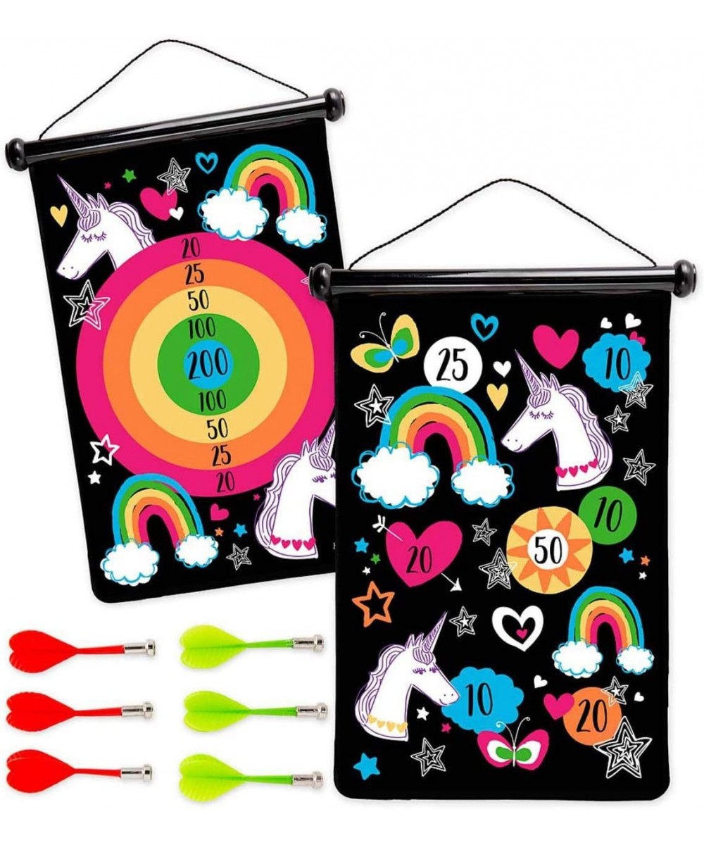 Double-Sided Magnetic Canvas Kids' Target Game for Portable Play Includes Six Magnetic Darts (Unicorn) $46.32 - Magnetic & Fe...