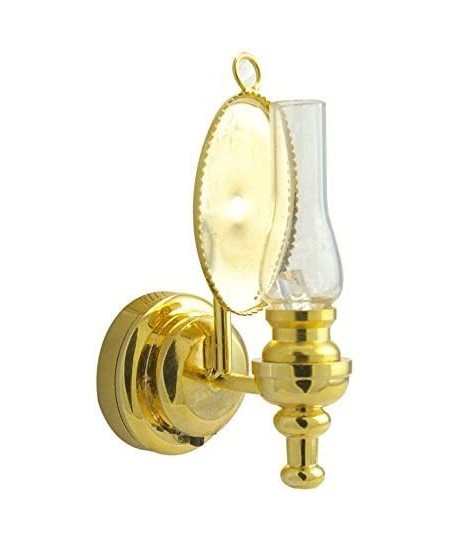 Brass Clear Wall Sconce Oil LAMP LED Super Bright with ON/Off Switch for Adult Dollhouse Collectors Miniature 1:12 Scale $40....