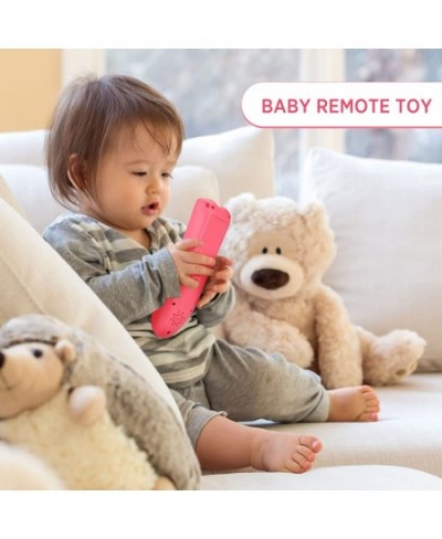 3 Pcs TV Remote Control Toys with Light and Sound Realistic Educational Remote Toy Electric Numbers Learning Toys with Englis...