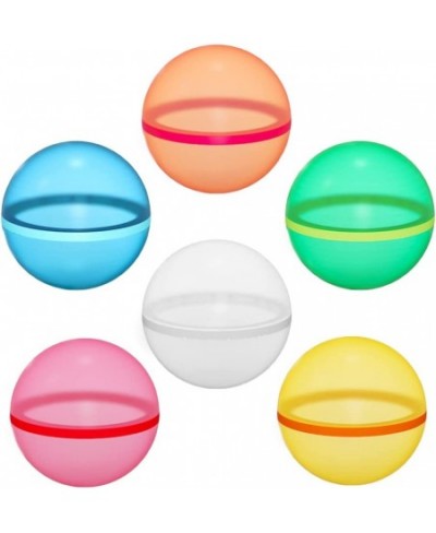 Assorted Grenade Star & Round Shapes 12-Pack Reusable Magnetic Water Balloons. Self Sealing Magnetic Water Splash Balls. Soft...