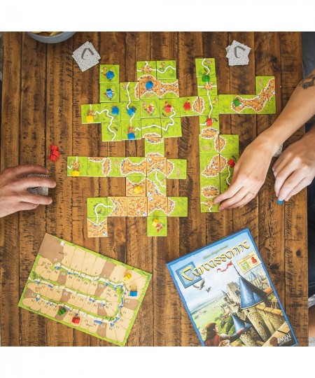 Carcassonne Board Game (BASE GAME) | Family Board Game | Board Game for Adults and Family | Strategy Board Game | Medieval Ad...