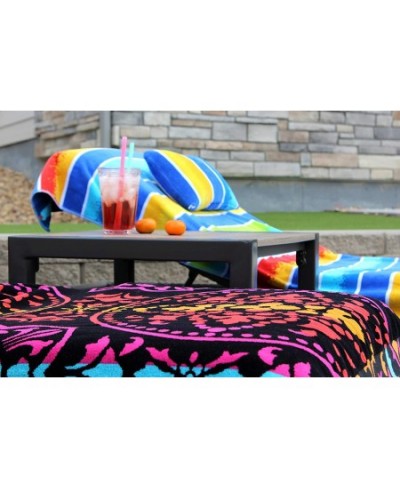 10” x 14” Inflatable Beach and Pool Pillow - Super Soft Cabana Head & Neck Support with Removable Insert and Machine Washable...