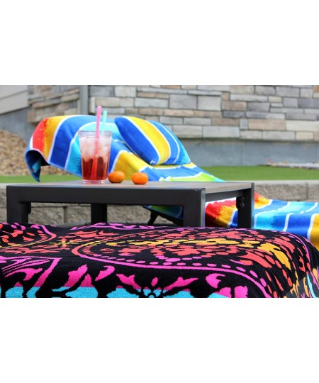 10” x 14” Inflatable Beach and Pool Pillow - Super Soft Cabana Head & Neck Support with Removable Insert and Machine Washable...