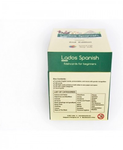 Lados: Spanish Flash Cards for Beginners Spanish for Adults and Kids 500 Most Used Spanish Words $58.52 - Educational Flash C...