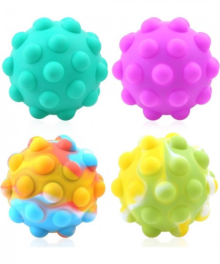 Push Bubble Stress Ball Fidget Toy Silicone Sensory 3D Balls Stress Reliever Anti Anxiety Toy for Kids Adults $20.31 - Fidget...