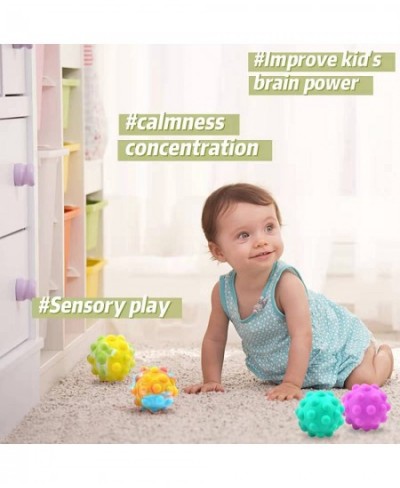 Push Bubble Stress Ball Fidget Toy Silicone Sensory 3D Balls Stress Reliever Anti Anxiety Toy for Kids Adults $20.31 - Fidget...