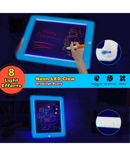 Toys for 2 3 4 5 6 Years Old Girls Boys LED Writing Tablet for Kids 3D Drawing Pad with Light Up Glow Doodle Board Educationa...