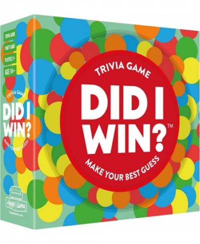 Did I Win? Trivia Game | Board Games | Trivia Games | Board Games for Adults and Teens | Hygge Family Games | Ages 14+ | Time...