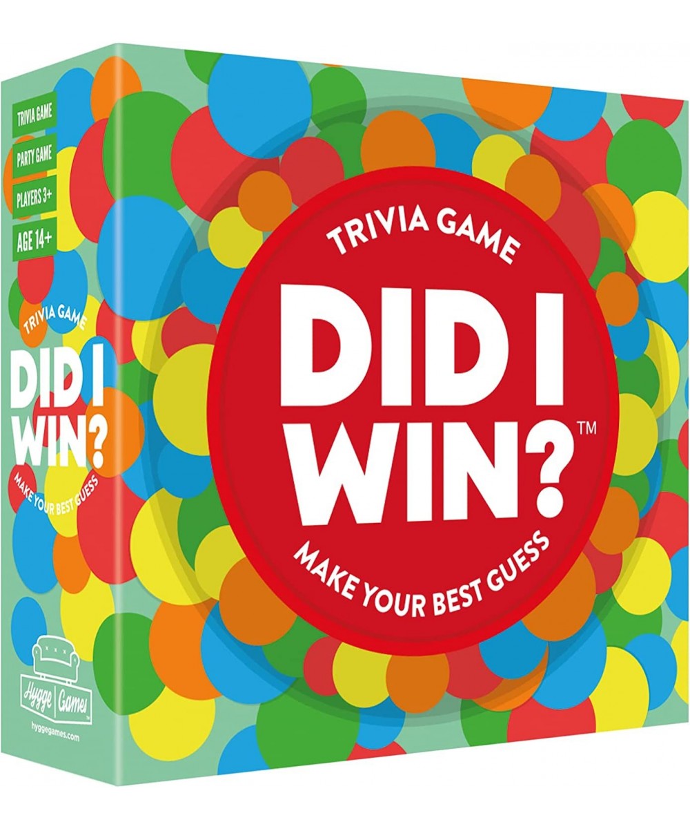 Did I Win? Trivia Game | Board Games | Trivia Games | Board Games for Adults and Teens | Hygge Family Games | Ages 14+ | Time...