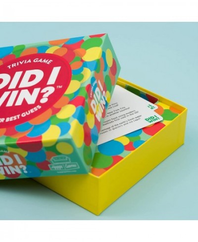 Did I Win? Trivia Game | Board Games | Trivia Games | Board Games for Adults and Teens | Hygge Family Games | Ages 14+ | Time...