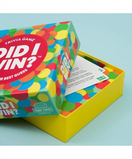 Did I Win? Trivia Game | Board Games | Trivia Games | Board Games for Adults and Teens | Hygge Family Games | Ages 14+ | Time...