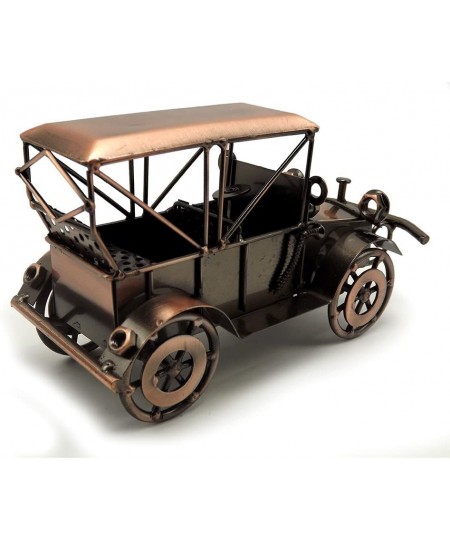 Vintage Vehicle Home Decor Antique Car Room Decoration Ornaments Handcrafted Collectible Vehicle Metal Kids Model Toy (Vintag...