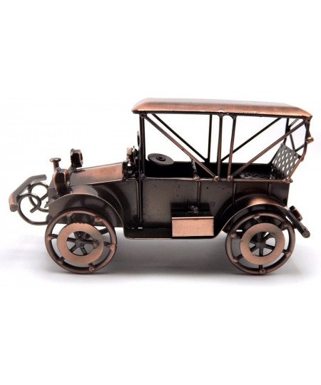 Vintage Vehicle Home Decor Antique Car Room Decoration Ornaments Handcrafted Collectible Vehicle Metal Kids Model Toy (Vintag...