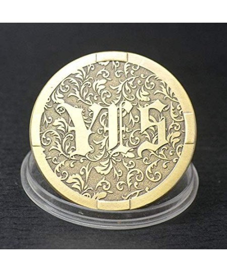 NC Yes No Challenge Coin Souvenir Challenge Collectible Coins Decision Maker (Bronze) $15.25 - Novelty Coins