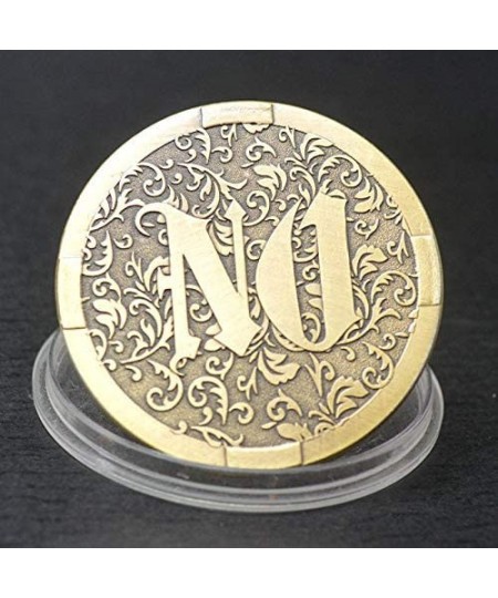 NC Yes No Challenge Coin Souvenir Challenge Collectible Coins Decision Maker (Bronze) $15.25 - Novelty Coins