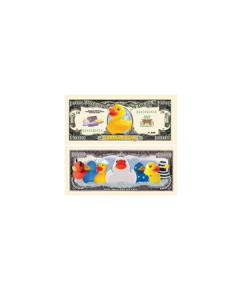 Pack of 100 - Rubber Ducky Million Dollar Collectible Novelty Bill (Not Real Currency) - Fun Item for Jeepsters Jeep Clubs an...