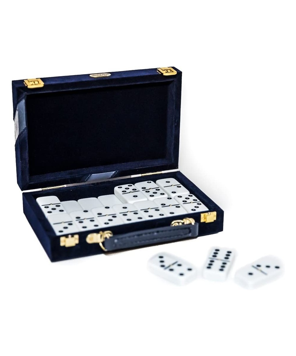 Fashion Avenue Designer Double Six Black Professional Jumbo Size Tournament Dominoes Set with Spinners $85.06 - Domino & Tile...