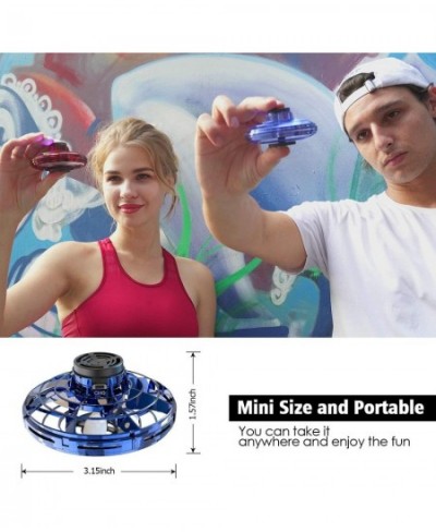 iFly The Most Tricked-Out Flying Spinner Hand Operated Drones for Kids or Adults - UFO Flying Toy with 360° Rotating and Shin...