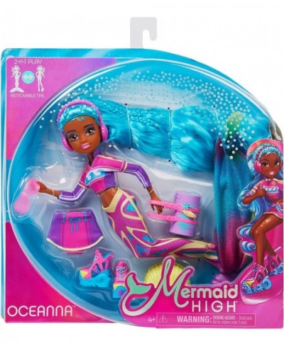 Mermaid High Oceanna Deluxe Mermaid Doll & Accessories with Removable Tail Doll Clothes and 4 Fashion Accessories Kids Toys f...