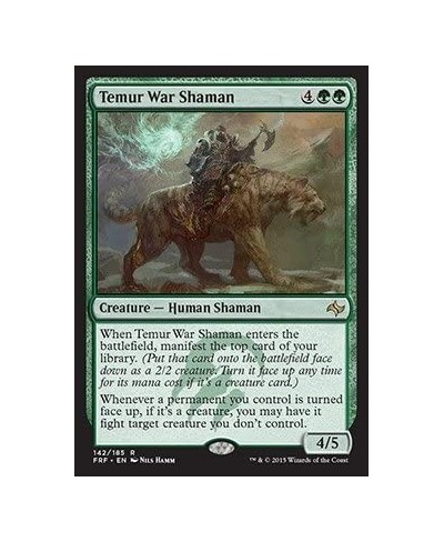 Temur War Shaman (142/185) - Fate Reforged - Foil $11.99 - Card Games