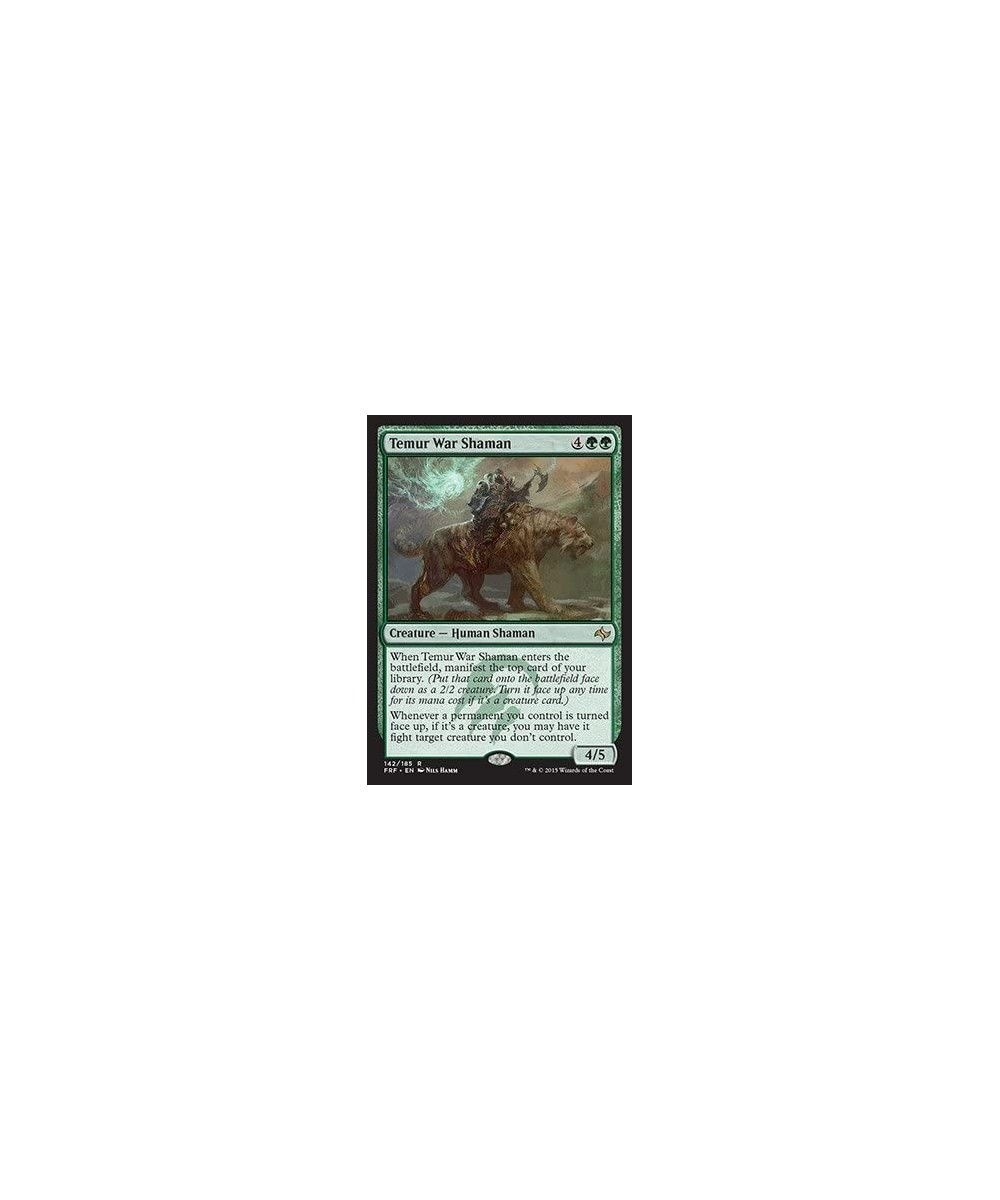 Temur War Shaman (142/185) - Fate Reforged - Foil $11.99 - Card Games