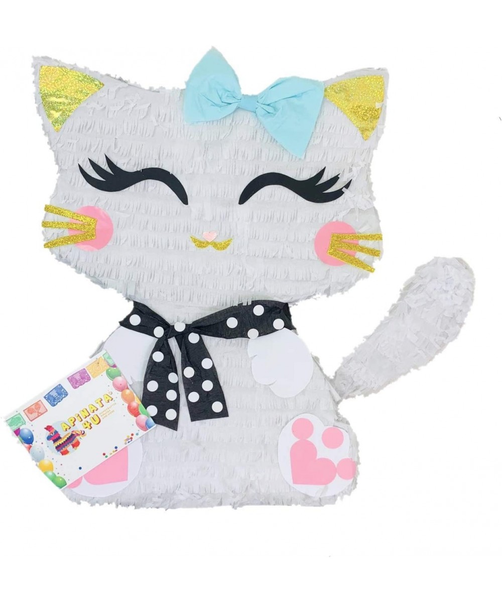 White Kitty Cat Piñata Purrfect Party Cat Themed Party Pinata 2Ft Tall $83.27 - Piñatas