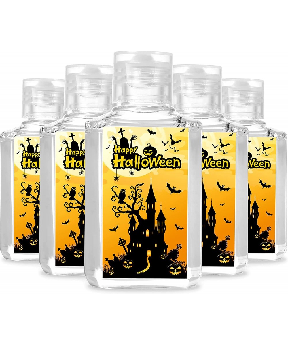 30 Pcs Halloween Stickers Hand Sanitizer Labels Halloween Party Favor Stickers Bottle Labels Sticker Waterproof Wine Bottle L...