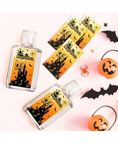 30 Pcs Halloween Stickers Hand Sanitizer Labels Halloween Party Favor Stickers Bottle Labels Sticker Waterproof Wine Bottle L...