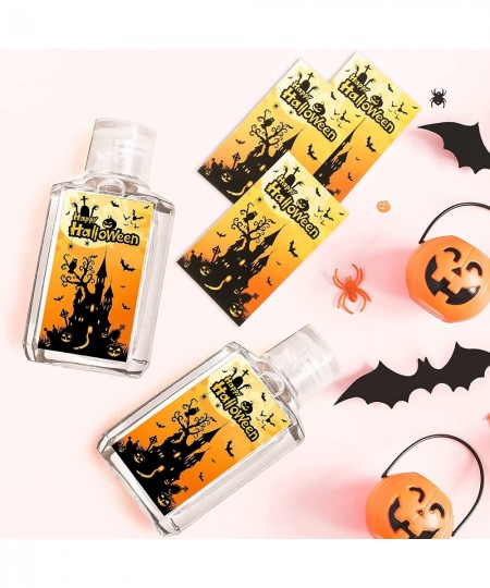 30 Pcs Halloween Stickers Hand Sanitizer Labels Halloween Party Favor Stickers Bottle Labels Sticker Waterproof Wine Bottle L...