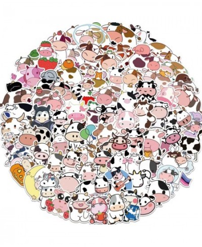 100 Pieces Cow Stickers Pack Vinyl Waterproof Decals for Water Bottle Hydro Flasks Cool Cute Cartoon Stickers for Kids Teens ...