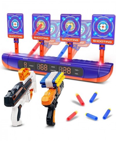 Toy Guns Electronic Shooting Target Compatible with Nerf Guns Auto Reset Electronic Scoring Target Shooting Game Toy Children...