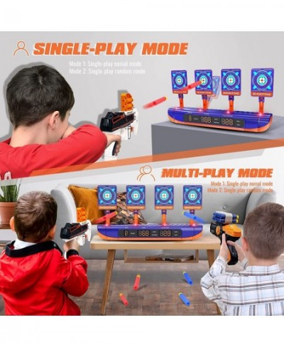 Toy Guns Electronic Shooting Target Compatible with Nerf Guns Auto Reset Electronic Scoring Target Shooting Game Toy Children...