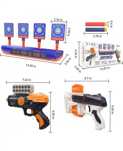 Toy Guns Electronic Shooting Target Compatible with Nerf Guns Auto Reset Electronic Scoring Target Shooting Game Toy Children...