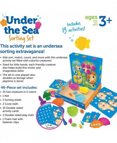 Under The Sea Sorting Set - 46 Pieces Age 3+ Toddler Activities Educational Toys Set Color Teaching Toys $30.86 - Early Devel...