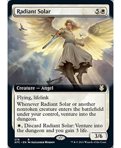 Magic: the Gathering - Radiant Solar (278) - Extended Art - Forgotten Realms Commander $10.64 - Trading Cards & Accessories