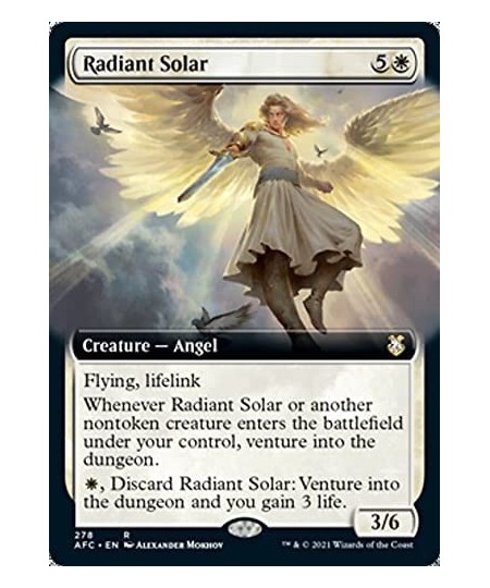 Magic: the Gathering - Radiant Solar (278) - Extended Art - Forgotten Realms Commander $10.64 - Trading Cards & Accessories