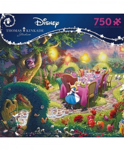 Thomas Kinkade - Disney - Mad Hatter Tea Party - 750 Piece Jigsaw Puzzle $17.56 - Jigsaw Puzzles